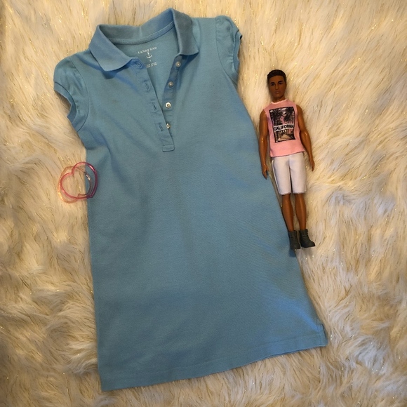 Lands' End Other - ✨PK5✨ Lands' End~ Blue Polo dress~size 5~Flaw